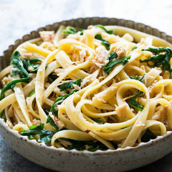 Pasta with Tuna and Arugula