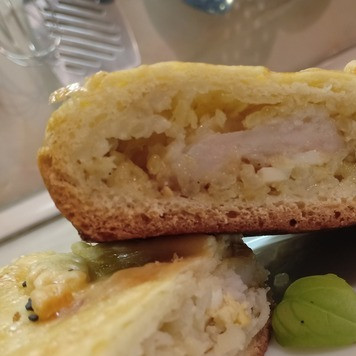 1. Этап. Кулебяка с рисом, луком, яйцами, рыбой: *