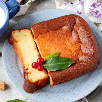 Творожная запеканка с мукой в духовке