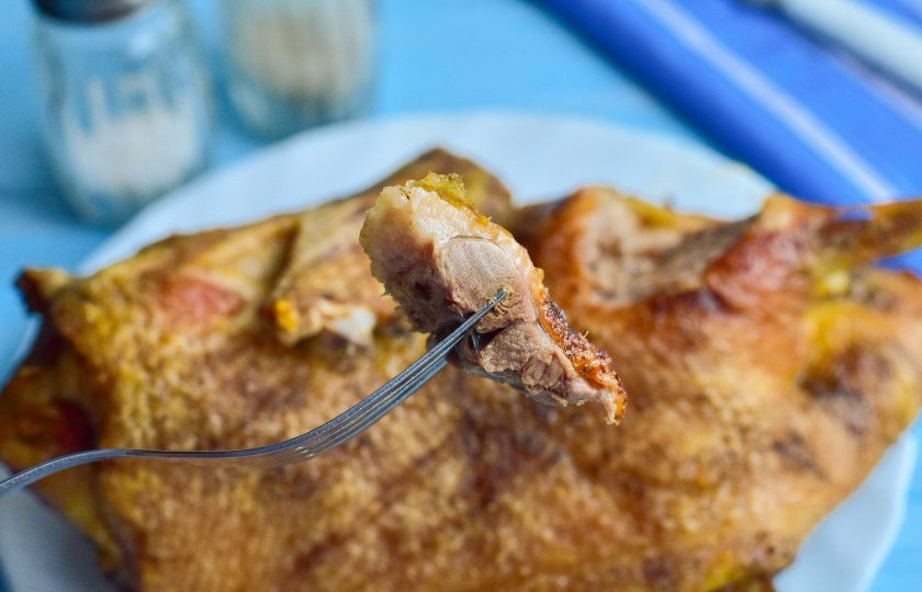 1. Этап. Утка в духовке с чесноком: Приятного аппетита!