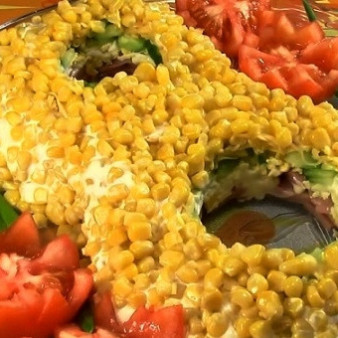 Салат 8 марта