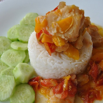 Пангасиус в духовке