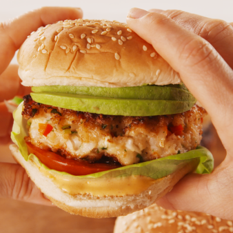 Avocado Shrimp Burgers