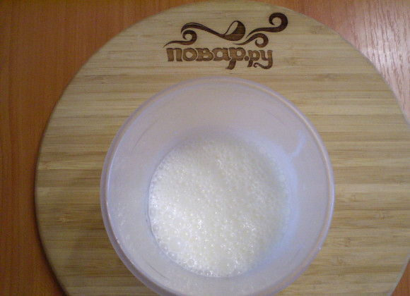 1. Этап. Кефир с перцем: Блендером доводим напиток до однородного состояния. Кефир с перцем готов.