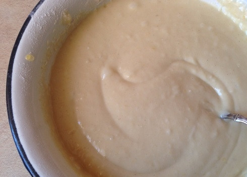 1. Этап. Кекс простой в формочке: И тщательно перемешаем, чтобы в тесте не было комочков.