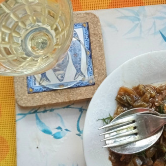 Закуска из сардин в венецианском стиле