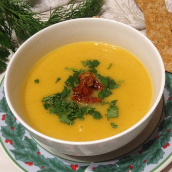 Тыквенный суп с карри