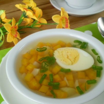 Летний суп из моркови