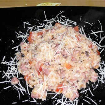 Ризотто с ветчиной