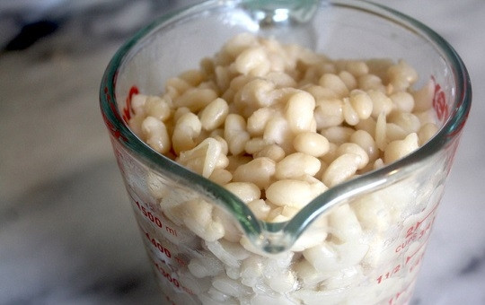 1. Этап. Пирог с начинкой из фасоли: 1. Фасоль отварите в подсоленной воде до готовности.