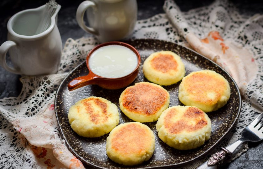 1. Этап. Сырники без муки и яиц: Приятного аппетита!