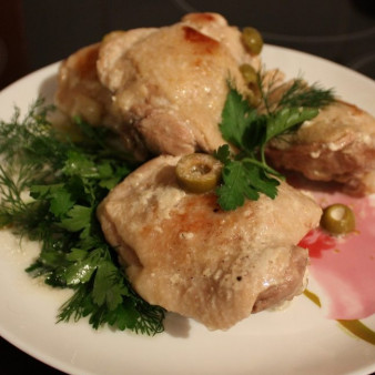 Чесночная курица