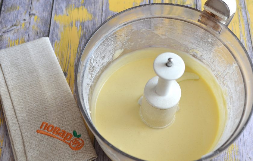 1. Этап. Кексы Мишки: 3. Тесто готово!