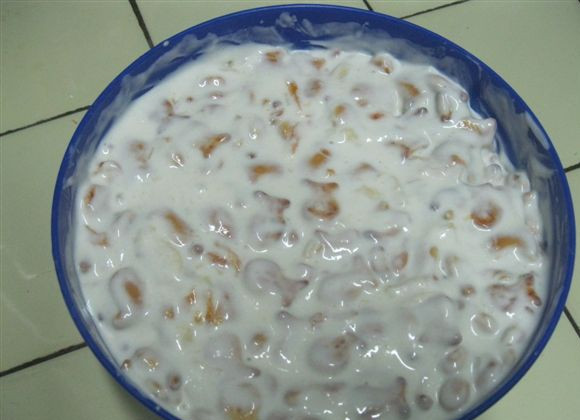 1. Этап. Торт Ивушка: 5. Оставим в холодильнике хотя бы на час-два, а лучше - на ночь.