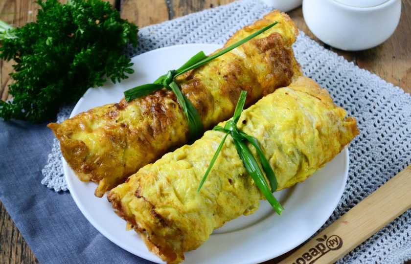 1. Этап. Бризоль в лаваше: Подавайте бризоль горячим и кушайте с удовольствием!