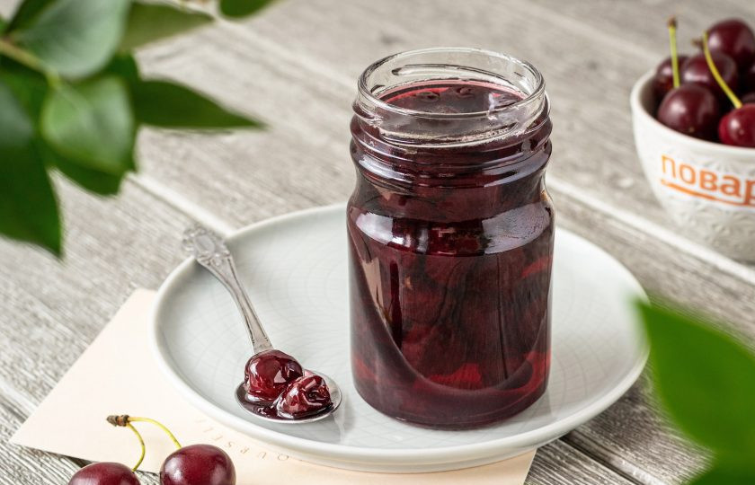 1. Этап. Варенье из вишни без косточек: Варенье из вишни без косточек готово, приятного аппетита!