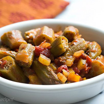 Stewed Okra and Tomatoes Creole Style