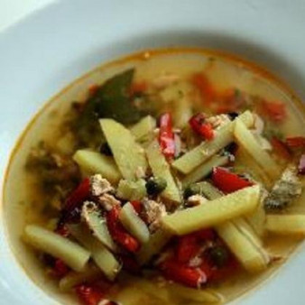 Рыбный суп с каперсами