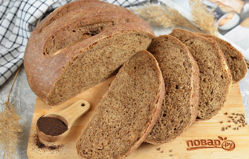 1. Этап. Рецепт хлеба с солодом: Приятного аппетита!