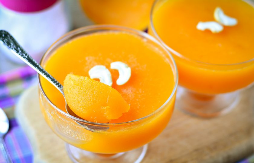 1. Этап. Желе из тыквы с апельсином: Приятного вам аппетита!