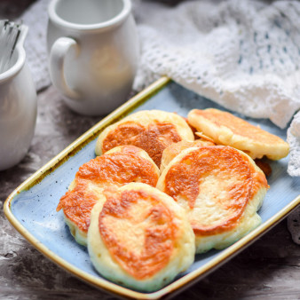 Оладьи без кефира и яиц