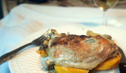 1. Этап. Курица с овощами в духовке: Приятного аппетита!