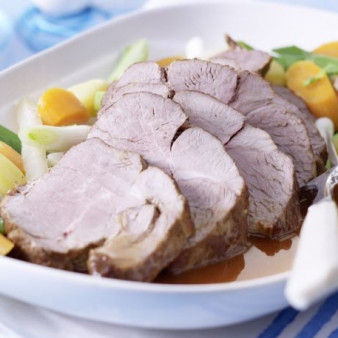 Баранина с овощами