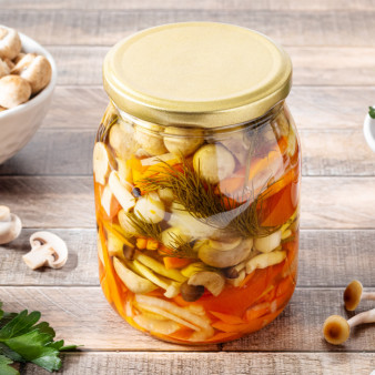 Грибной суп в банках на зиму