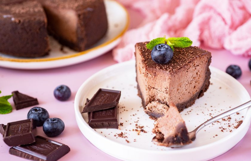 1. Этап. Шоколадный чизкейк с выпечкой: Приятного аппетита!