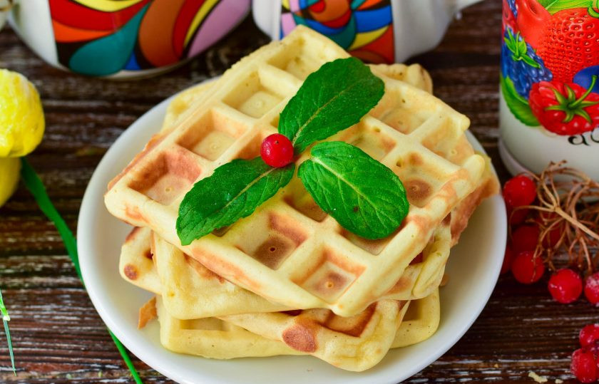 1. Этап. Норвежские вафли: Вот такие аппетитные вафли получились!