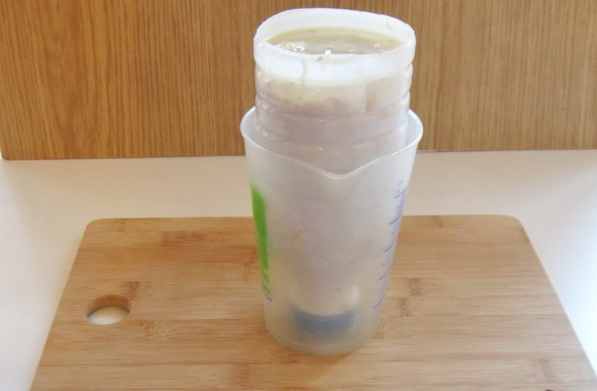 1. Этап. Холодец Новогодний поросенок: Вот такая конструкция получается. Поставьте холодец в холод.