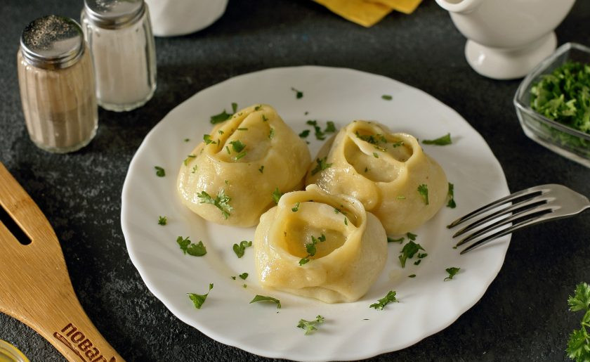 1. Этап. Диетические манты: Диетические манты готовы. Приятного аппетита!