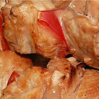 Шашлыки из индейки на кефире