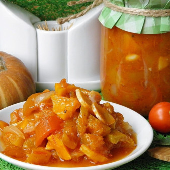 Салат из тыквы на зиму