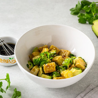 Закуска из тофу с авокадо