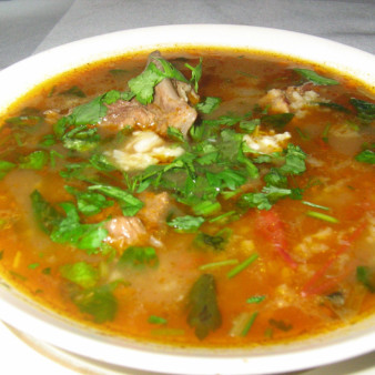 Суп харчо с рисом