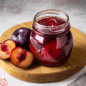 Варенье из красной сливы с косточками