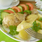 Тушеная картошка с курицей в мультиварке