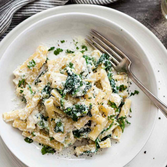 Creamy Ziti Florentine