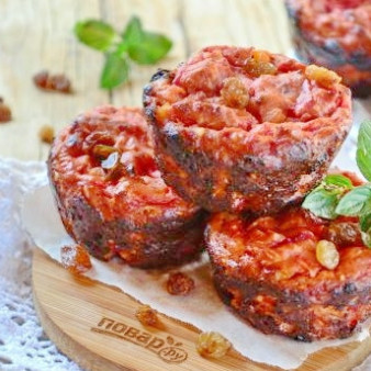 Свекольные сырники в духовке