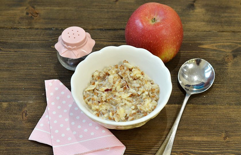 1. Этап. Гречневая каша с яблоком: 6. Приятного аппетита!