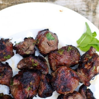 Шашлык из баранины с уксусом