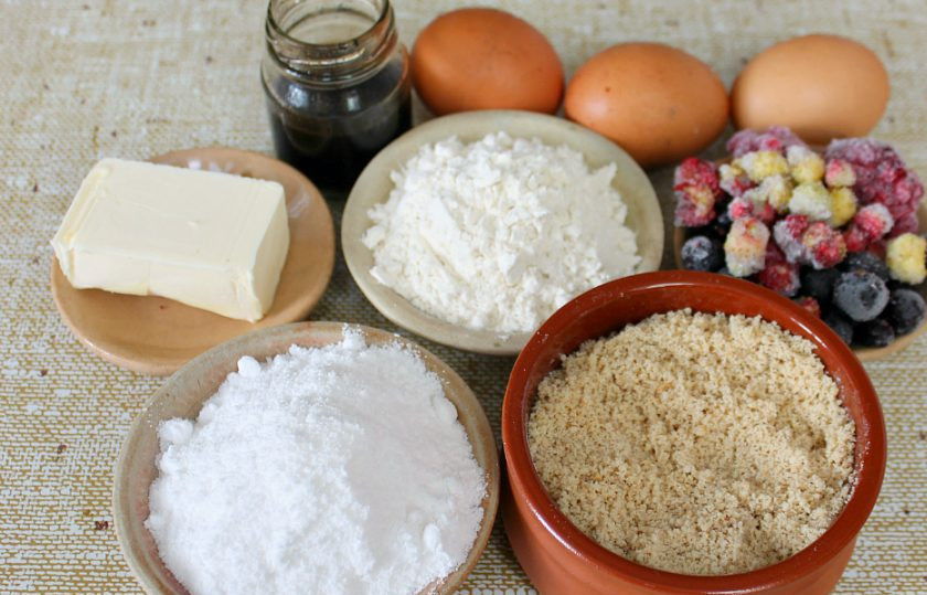 1. Этап. Печенье Финансье: Подготовим ингредиенты для финансье.