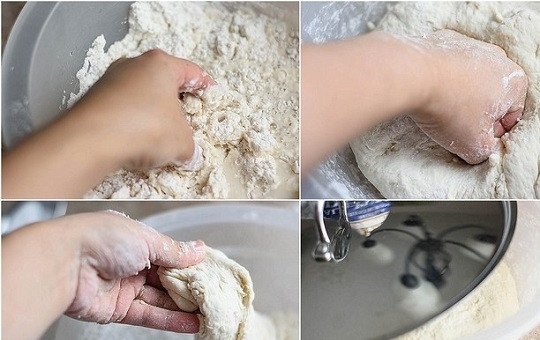 1. Этап. Лучший рецепт дрожжевого теста для пирожков: 2. После добавьте соль, оставшуюся муку, растительное масло и замесите тесто. Оставьте в теплом месте на часик для подхода.