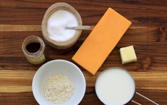 1. Этап. Соус для начос: 1. Ингредиенты, которые мы будем использовать.