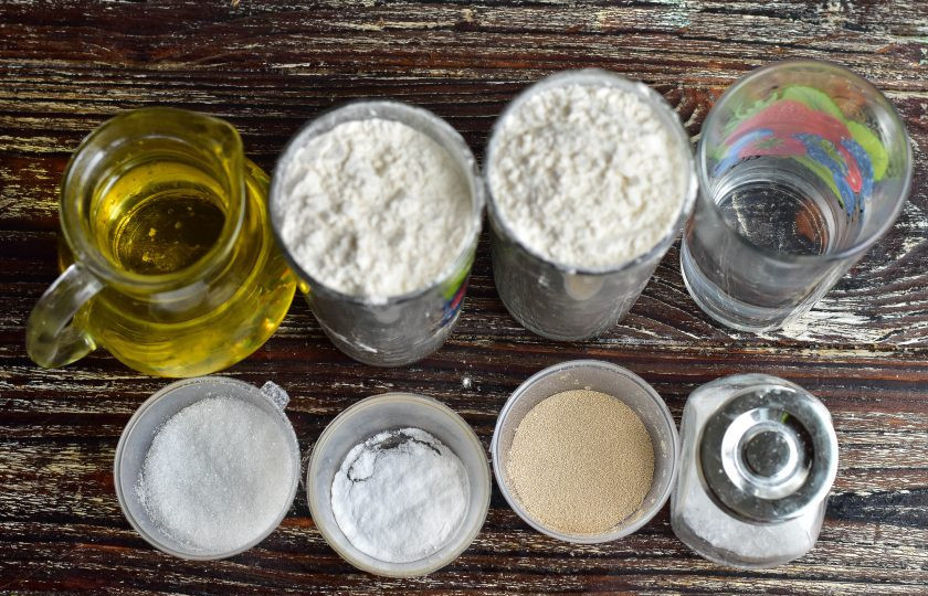 1. Этап. Булочки Бао: Подготовьте ингредиенты.