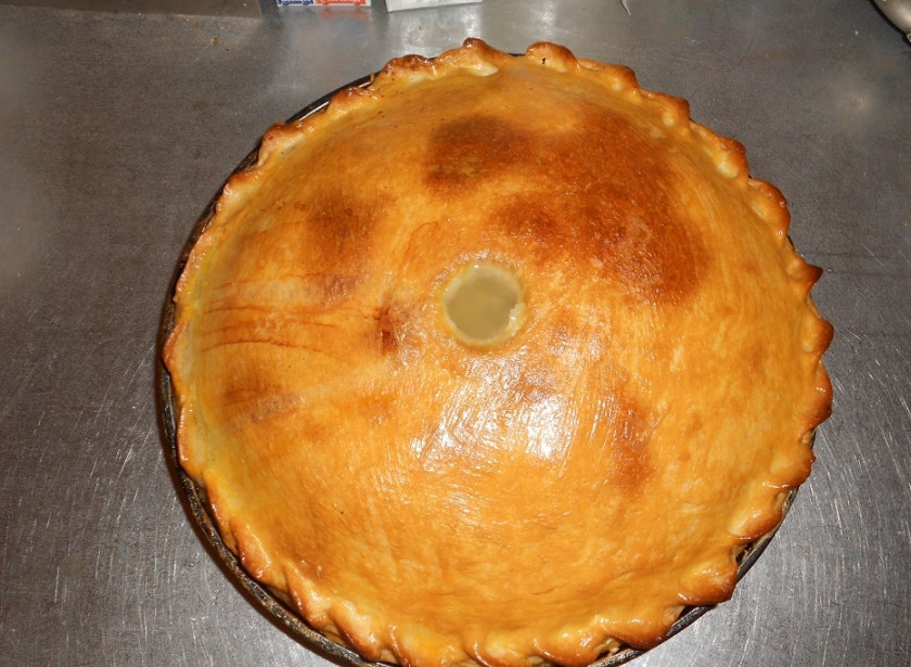 1. Этап. Пирог Курник: И вот наш пирог готов, только с пылу с жару так сказать