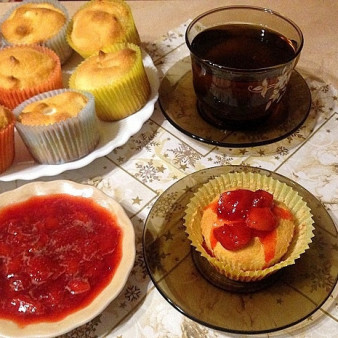 Ангельский капкейк