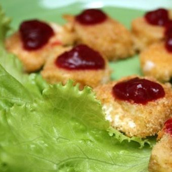 Жареный сыр Бри