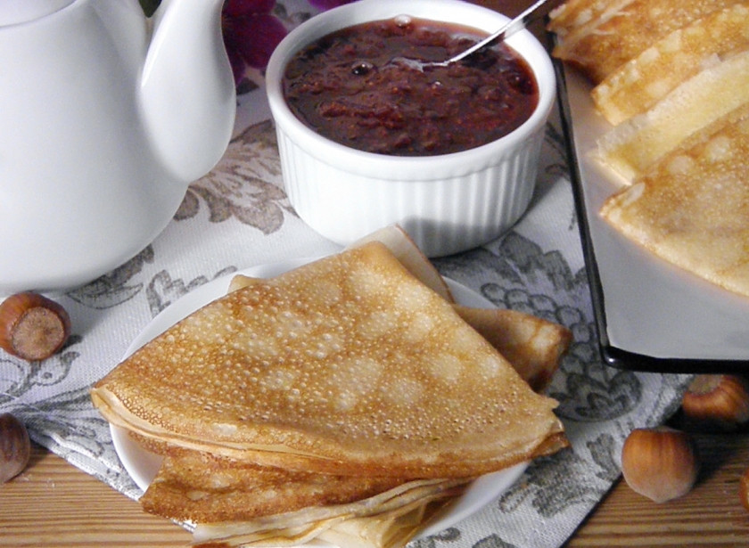 1. Этап. Постные блины: Приятного чаепития!